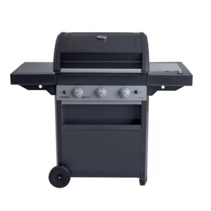 Barbecue a gas Campingaz Dualgas 3 bruciatori con fornello laterale grigio