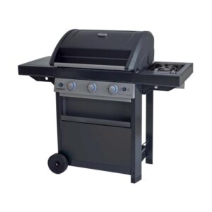 Barbecue a gas Campingaz Dualgas 3 bruciatori con fornello laterale grigio