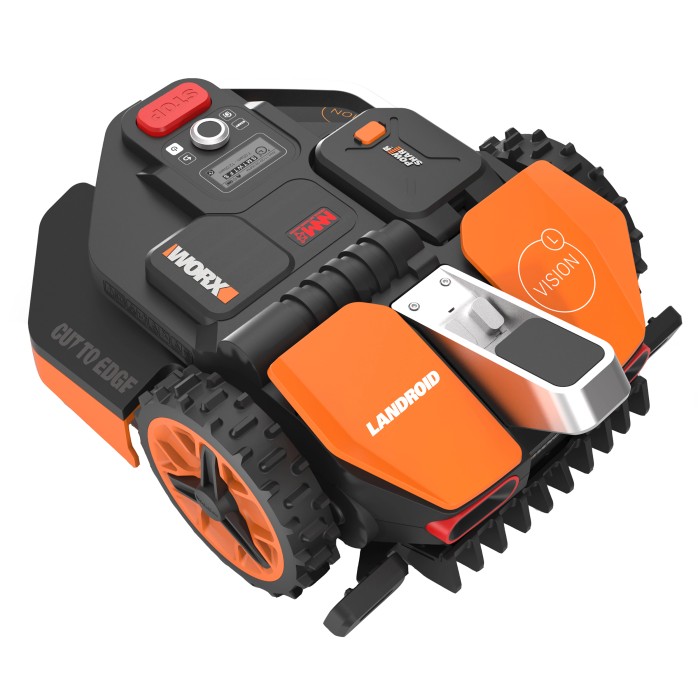 Worx Landroid Vision L1600 robot tagliaerba: Robot tagliaerba senza fili con telecamera e rilevamento ostacoli.