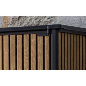 Casetta da giardino Keter in plastica Vertical sp 20 mm marr.chiaro 1,16 m²