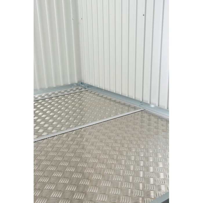 Pannello pavimento Biohort in lamiera mandorlata di alluminio per casetta da giardino Neo 2A/1B. Accessorio per casette da giardino.