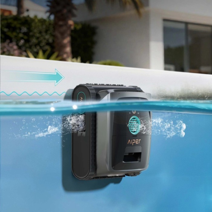 Robot pulitore piscina interrata Aiper Scuba S3 senza fili 18,1m³/h fino a 150m²