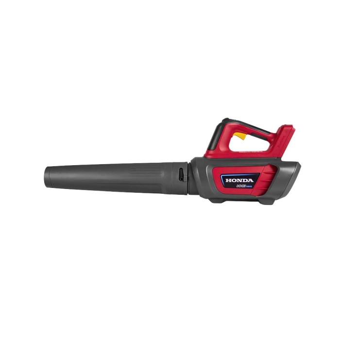 Soffiatore aspiratore a batteria t.b.t. rosso e grigio.