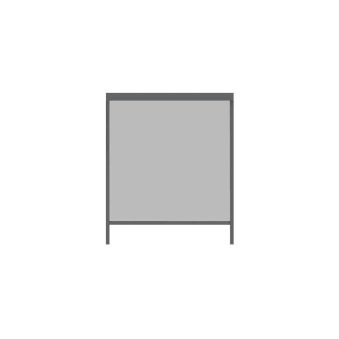 Pannello laterale grigio t.b.t. per gazebo, accessorio per maggiore privacy e protezione.