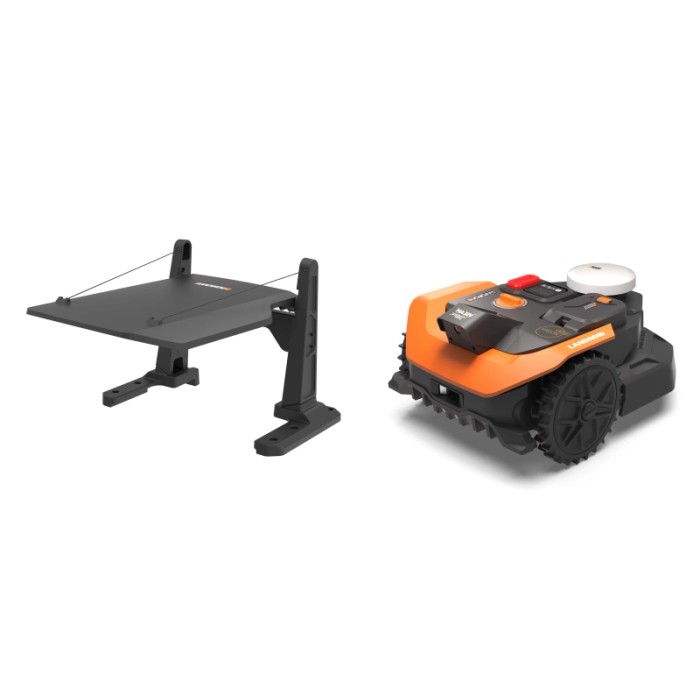 Robot tagliaerba a batteria Worx Landroid Vison cloud 300 m² con garage incluso