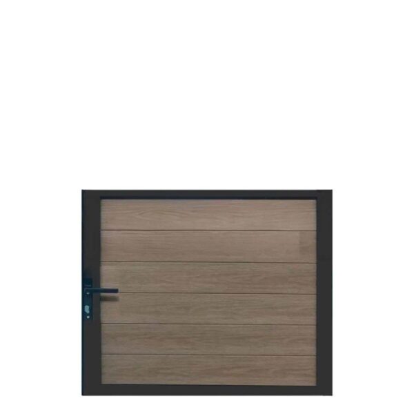 Cancello in WPC effetto legno Teck per pannello 90x95 cm legno