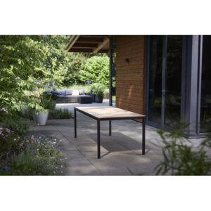Tavolo da giardino Porto 160 deco coat 156x95x75 cm nero
