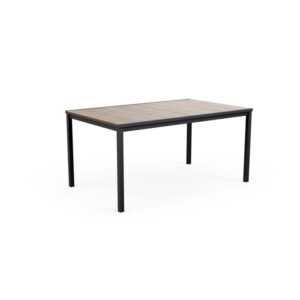 Tavolo da giardino Porto 160 deco coat 156x95x75 cm nero
