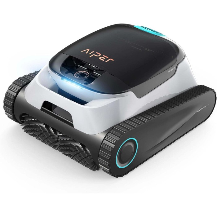 Robot per piscina Aiper, pulitore per piscina senza fili con cingoli.