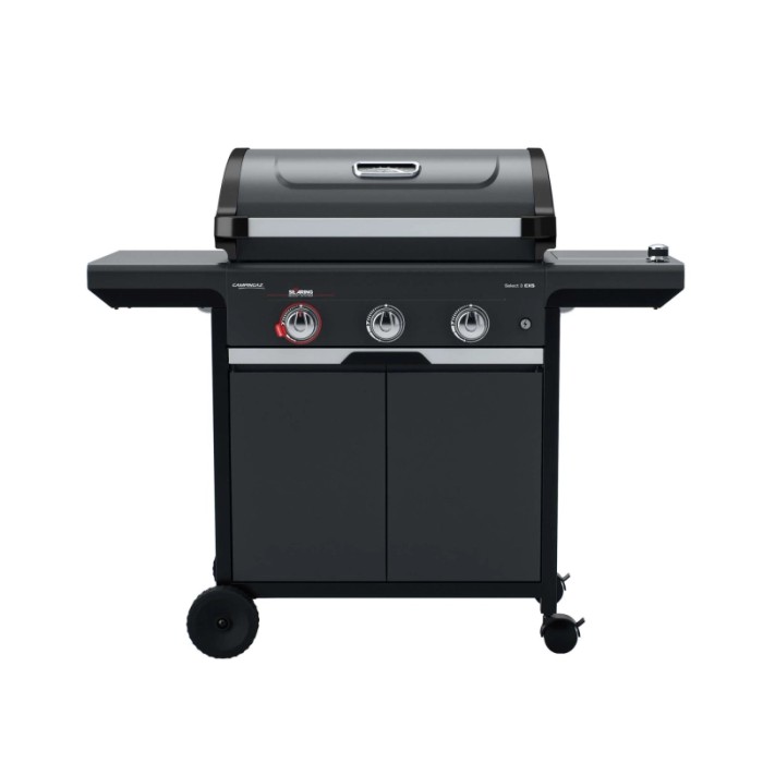 Barbecue a gas Campingaz Select 3 EXS SBS 3 bruciatori 12 kW nero opaco