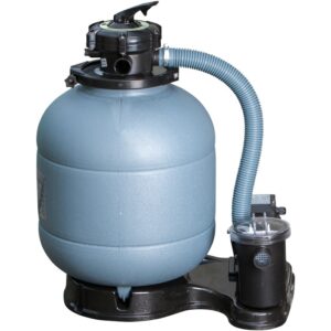 Sistema di filtraggio a sabbia per piscina Gre Atlantis, portata 6 m³/h.