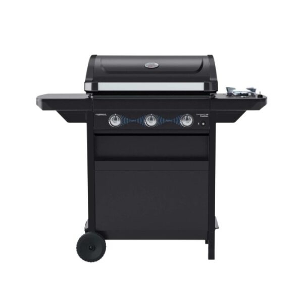 Barbecue a gas Campingaz Compact 3 LS DG 3 bruciatori 9,6 kW nero opaco