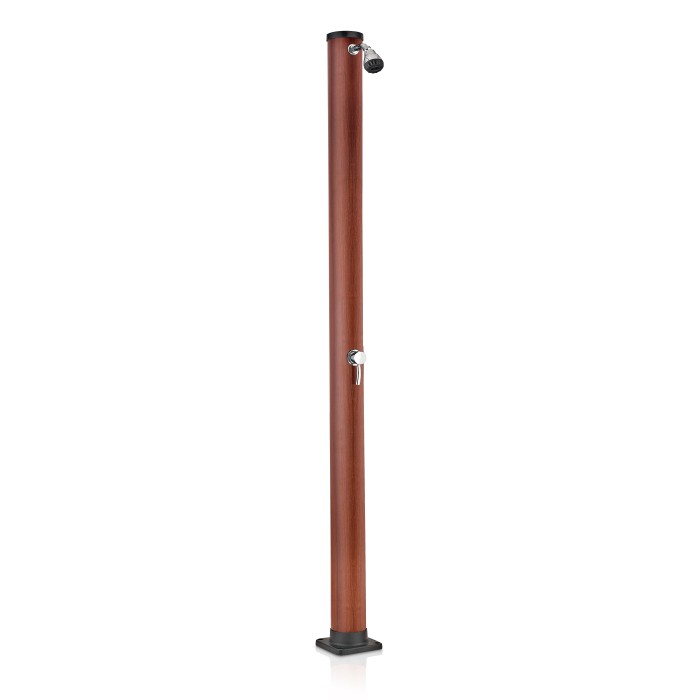 Doccia solare Gre effetto legno, 20 l, ideale per il giardino. Resistente alle intemperie e facile da pulire.