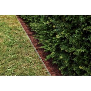 Bordura giardino con prato e aiuola con pacciame, Categoria: Recinzioni da giardino.
