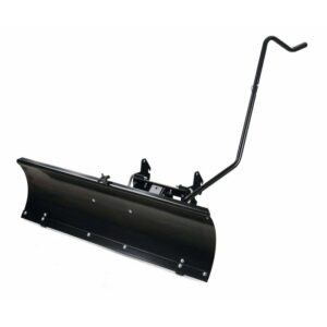 Lama da neve nera per trattori, accessorio per servizio invernale.