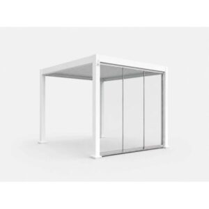 Vetrata fissa pergola Myara 3x2,5 m anodizzato