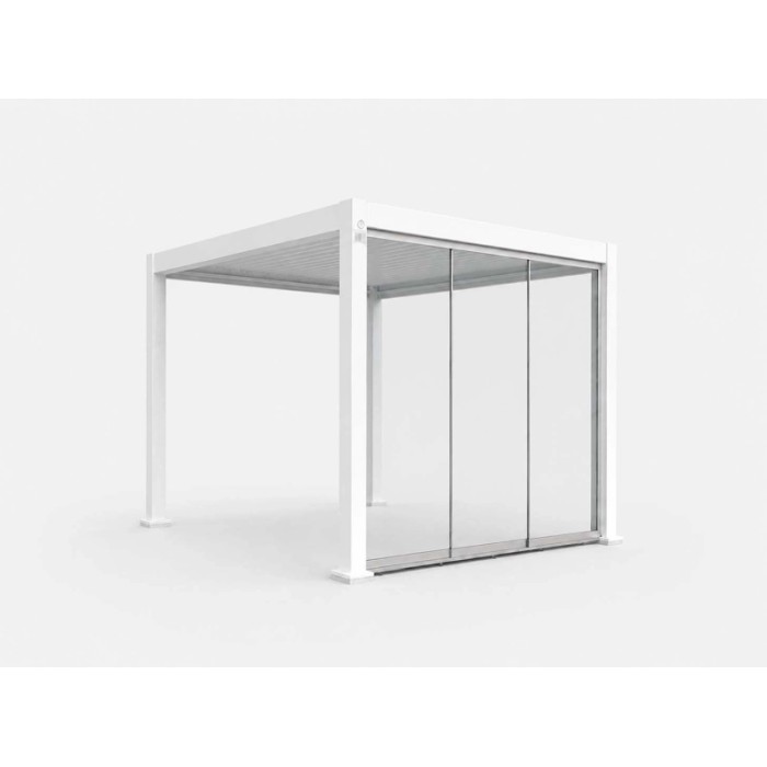 Vetrata fissa pergola Myara 3x2,5 m anodizzato
