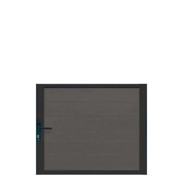 Cancello in WPC effetto liscio Antracite per pannello 90x95 cm antracite