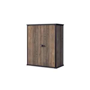 Casetta da giardino Keter in plastica Vertical sp 20 mm marr.scuro 1,16 m²