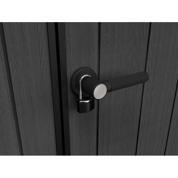 Casetta da giardino Keter in plastica Vertical sp 20 mm marr.scuro 1,16 m²