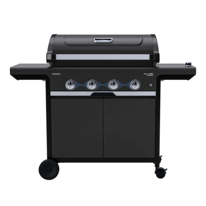 Barbecue a gas Campingaz Select 4 EXSD DG 4 bruciatori 14,3 kW nero opaco