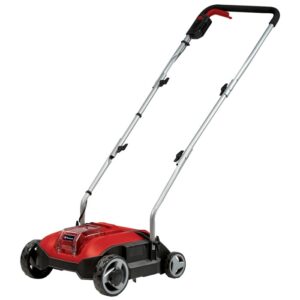 Einhell GC-SC 18/28 Li-Solo scarificatore a batteria: Aeratore per prato rosso e nero, batteria non inclusa.