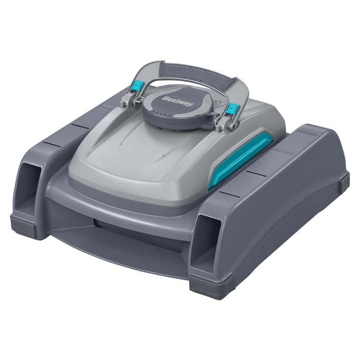 Robot per piscina Bestway grigio per la pulizia di piscine.