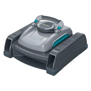 Robot piscina Bestway AquaTronix Pro G300 per fondo e superficie, grigio/turchese.