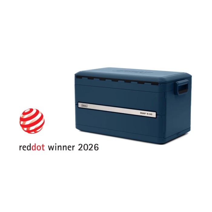 Ghiacciaia pieghevole Coleman Snap'N Go blu, 42 l, compatta per campeggio e outdoor.