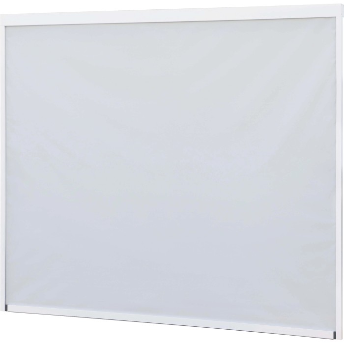 t.b.t. tenda a rullo per protezione solare con telaio bianco.