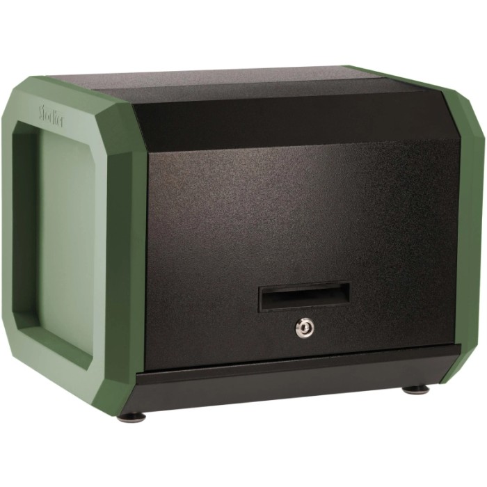t.b.t. in verde e nero. Dettaglio della pompa a pressione.