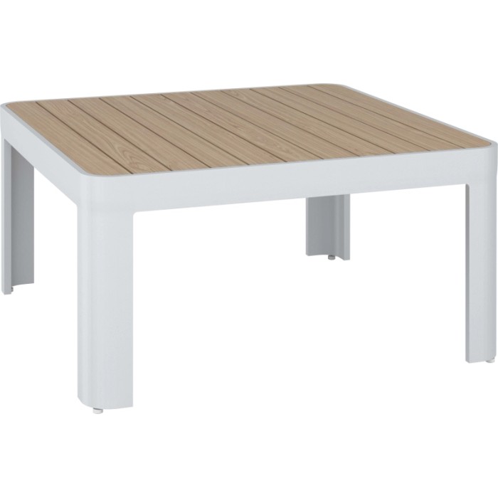 Salotto da giardino angolare Butterfield in alluminio 4 posti