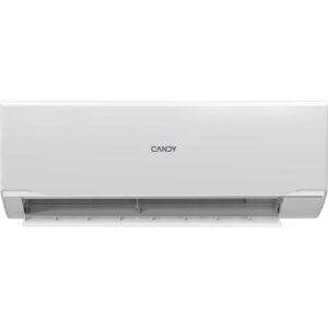Condizionatore Candy bianco per una temperatura ambiente confortevole.