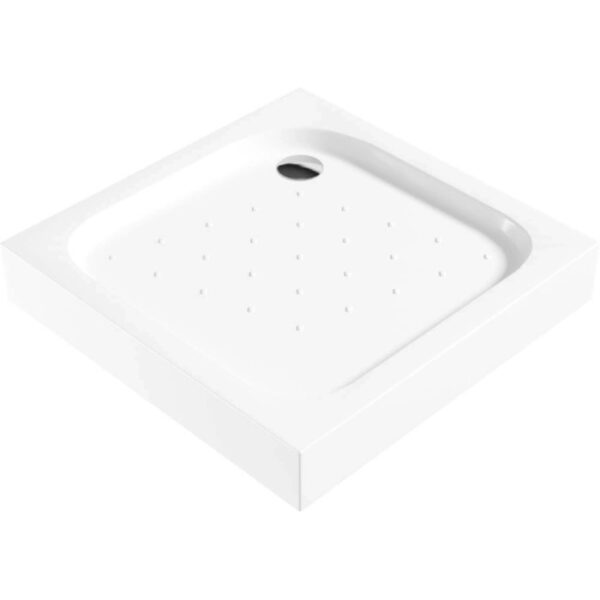 Piatto doccia quadrato Idrostile Punk con coperchio 80x80 cm bianco