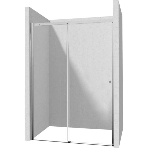 Porta doccia scorrevole Idrostile 180x200 cm Cromo