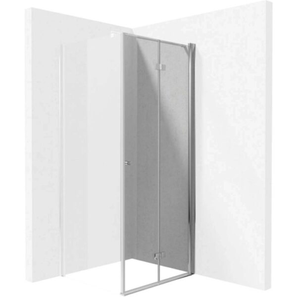 Porta doccia pieghevole Idrostile Coliseo 90x200 cm Cromo