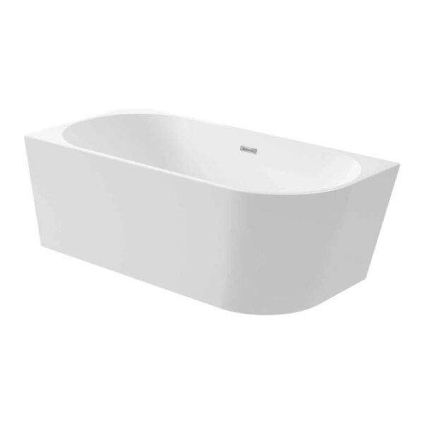 Vasca da bagno Limonar 140 cm sinistra angolare/freestanding bianco in acrilico