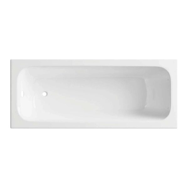 Vasca da bagno da incasso rettangolare Cabaiguán 180 cm bianco in acrilico