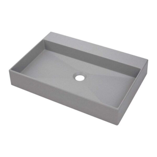 Lavabo appoggio granito Puerto Padre Idrostile foro 400x100 mm Grig met
