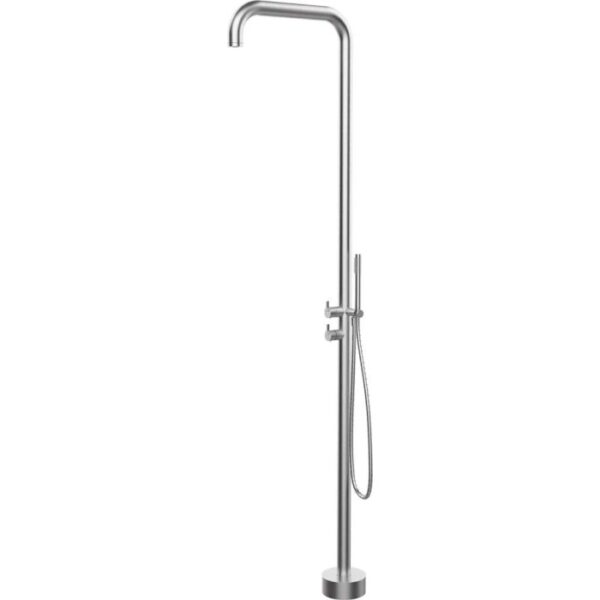 Colonna doccia pavimento Idrostile serie Limonar esterno piscina acciaio 316