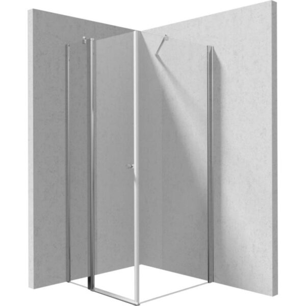 Cabina doccia quadrata Coliseo Idrostile Coliseo 900x2000 mm cromo
