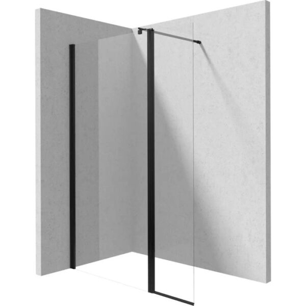 Parete doccia mobile Idrostile Coliseo 400x2000 mm nero