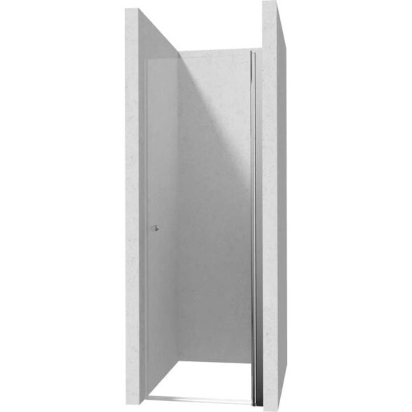 Porta doccia battente Idrostile 50x200 cm Cromo