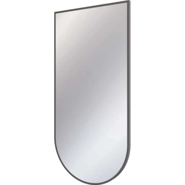 Specchio con cornice 50x100 cm titanio