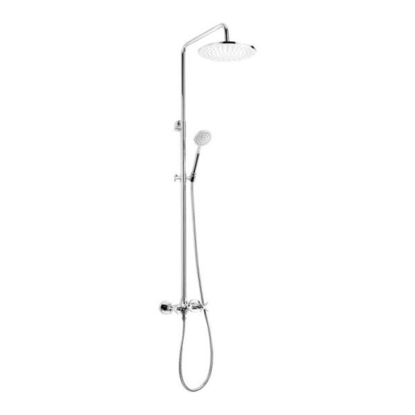 Colonna doccia Idrostile collezione Madruga stile retro cono cromo Ø250 mm