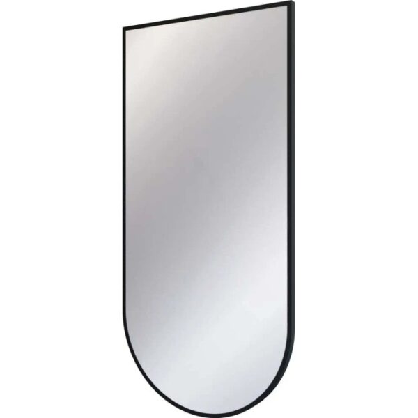 Specchio con cornice 50x100 cm nero