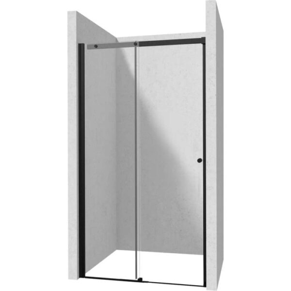 Porta doccia scorrevole Idrostile 100x200 cm Nero