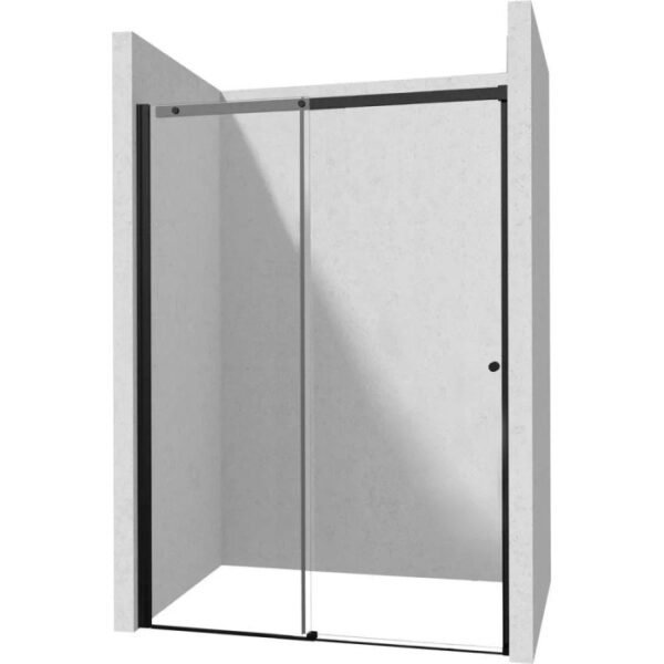 Porta doccia scorrevole Idrostile 180x200 cm Nero