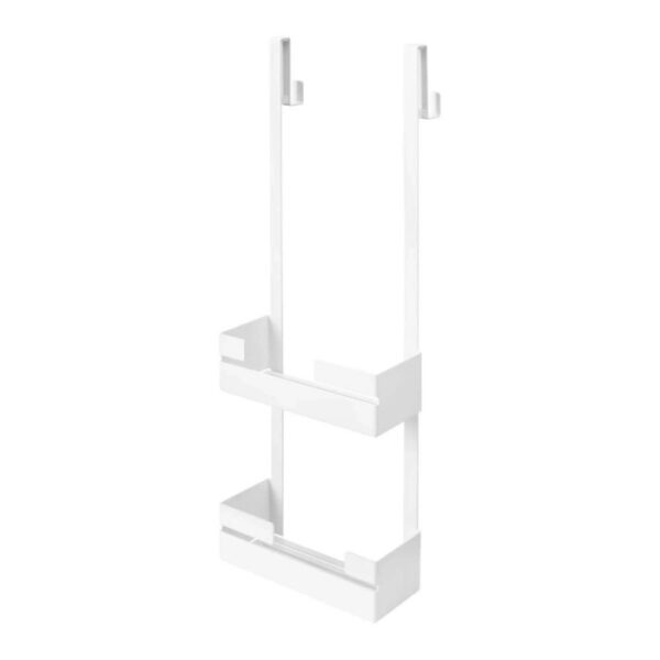 Mensola doccia Idrostile con ganci 250x760 mm bianco