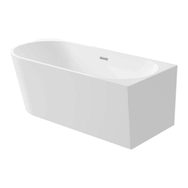 Vasca da bagno Limonar 150 cm destra angolare/freestanding bianco in acrilico